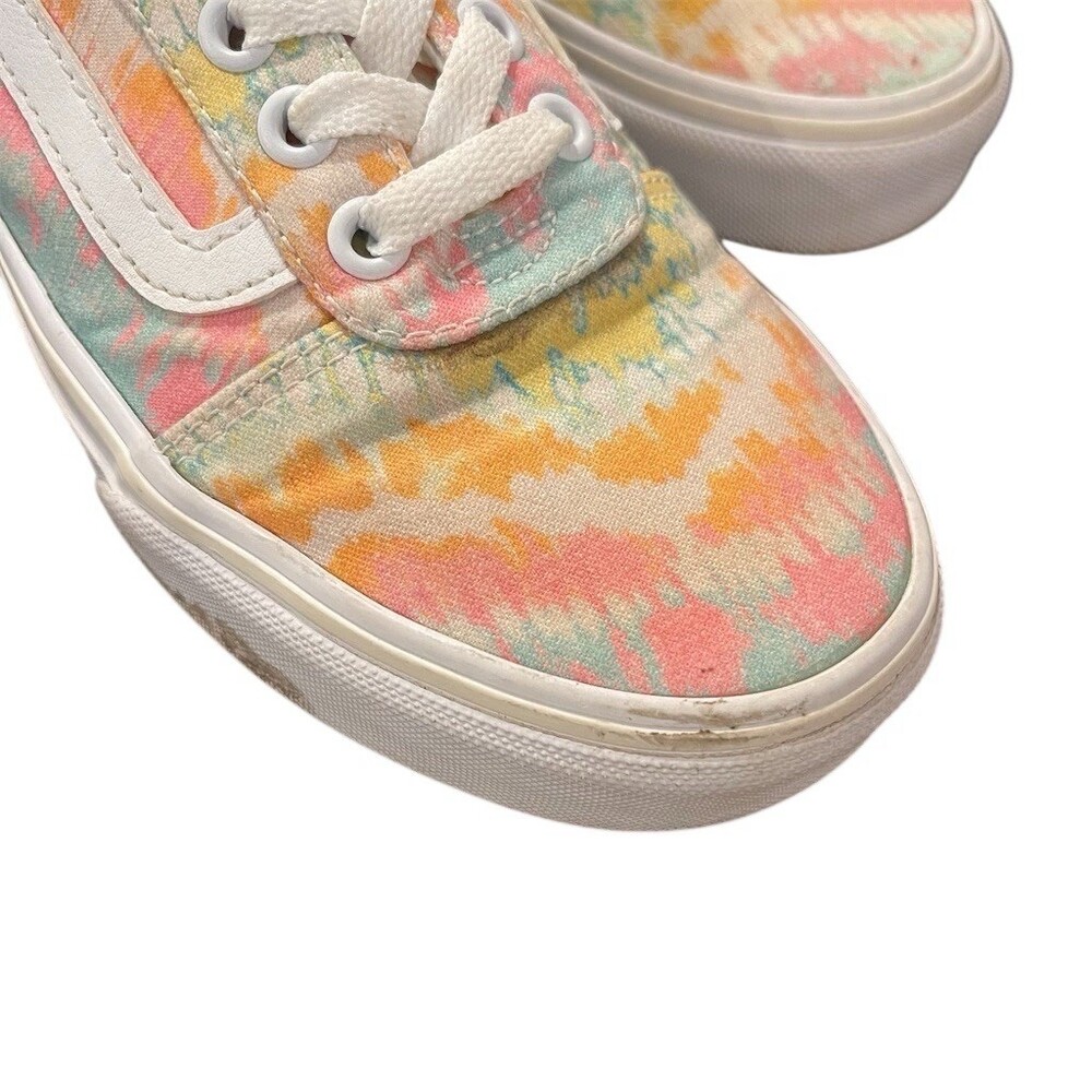 Vans Old Skool Womens Sneakers Size 6.5 Multicolor Psychedelic Tie Dye - Picture 9 of 13